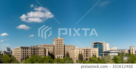 Aerial city view on University northern building Aerial city view on University northern building 101612488