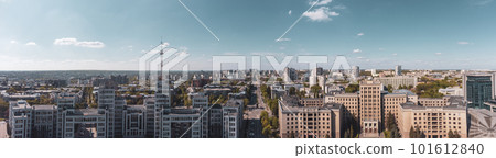 City aerial on Derzhprom and Karazin University City aerial on Derzhprom and Karazin University 101612840