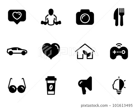 Flat illustration on a theme human needs and entertainment Flat illustration on a theme human needs and entertainment 101613495