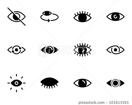 Flat illustration on a theme eyes Flat illustration on a theme eyes 101613501