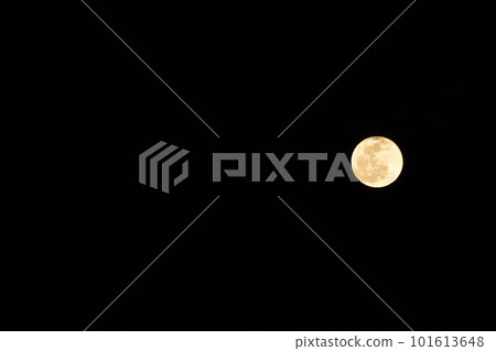 北斗市白州町4月的滿月粉紅月 101613648