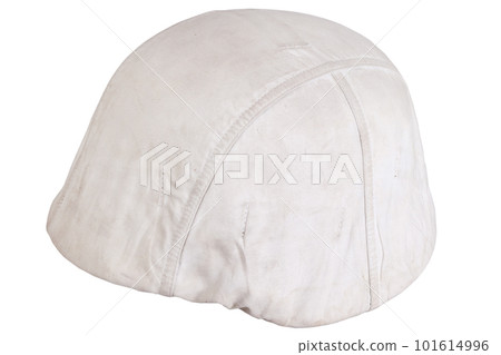 German nazi army helmet with white camouflage cover, type winter, helmet M35, M40, M42. 101614996