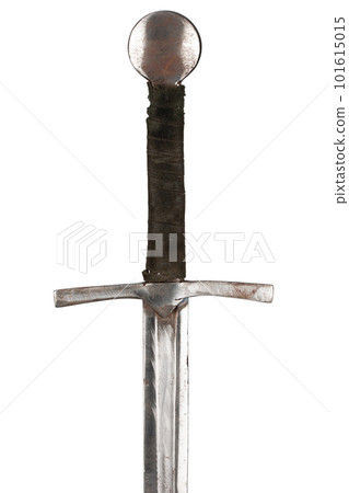 Medieval sword isolated on white. 101615015