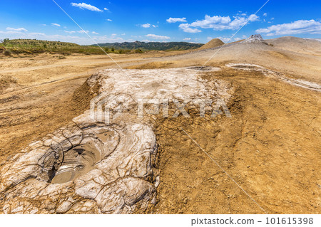 Active mud volcanoes 101615398