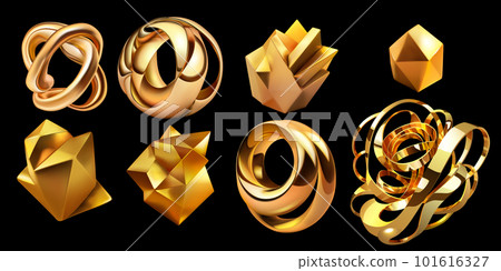 Set of abstract shapes Set of abstract shapes 101616327