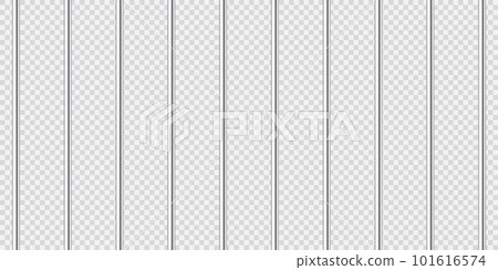 Realistic shiny metal prison bars. Detailed jail cage, prison iron fence. Criminal background mockup. Vector illustration Realistic shiny metal prison bars. Detailed jail cage, prison iron fence. Criminal background mockup. Vector illustration 101616574