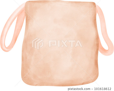 Cute sweet pastel Eco-Friendly reusable empty plain shopping Bag watercolor 101618612