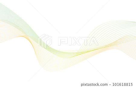 Abstract colorfull wave element for design. Digital frequency track equalizer. Stylized line art background.Vector illustration.Wave with lines created using blend tool.Curved wavy line, smooth stripe Abstract colorfull wave element for design. Digital frequency track equalizer. Stylized line art background.Vector illustration.Wave with lines created using blend tool.Curved wavy line, smooth stripe 101618815