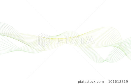 Abstract colorfull wave element for design. Digital frequency track equalizer. Stylized line art background.Vector illustration.Wave with lines created using blend tool.Curved wavy line, smooth stripe Abstract colorfull wave element for design. Digital frequency track equalizer. Stylized line art background.Vector illustration.Wave with lines created using blend tool.Curved wavy line, smooth stripe 101618819