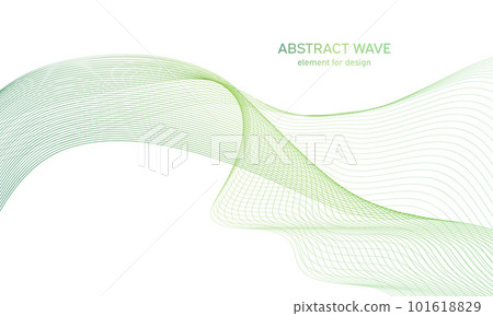 Abstract colorfull wave element for design. Digital frequency track equalizer. Stylized line art background.Vector illustration.Wave with lines created using blend tool.Curved wavy line, smooth stripe Abstract colorfull wave element for design. Digital frequency track equalizer. Stylized line art background.Vector illustration.Wave with lines created using blend tool.Curved wavy line, smooth stripe 101618829
