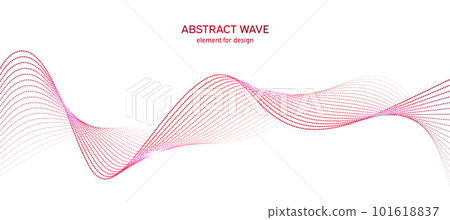 Abstract colorfull wave element for design. Digital frequency track equalizer. Stylized line art background.Vector illustration.Wave with lines created using blend tool.Curved wavy line, smooth stripe Abstract colorfull wave element for design. Digital frequency track equalizer. Stylized line art background.Vector illustration.Wave with lines created using blend tool.Curved wavy line, smooth stripe 101618837