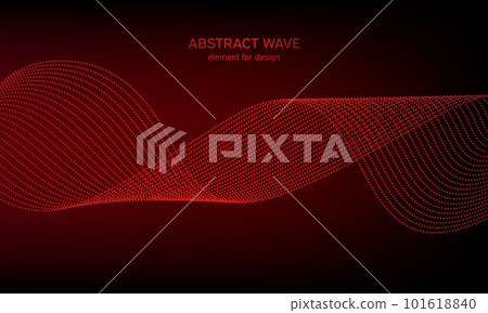 Abstract wave element for design. Digital frequency track equalizer. Stylized line art background. Colorful shiny wave with lines created using blend tool. Curved wavy line, smooth stripe. Vector. Abstract wave element for design. Digital frequency track equalizer. Stylized line art background. Colorful shiny wave with lines created using blend tool. Curved wavy line, smooth stripe. Vector. 101618840
