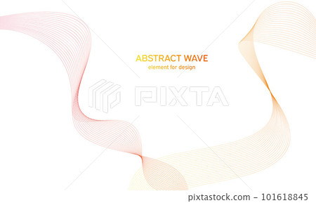 Abstract colorfull wave element for design. Digital frequency track equalizer. Stylized line art background.Vector illustration.Wave with lines created using blend tool.Curved wavy line, smooth stripe Abstract colorfull wave element for design. Digital frequency track equalizer. Stylized line art background.Vector illustration.Wave with lines created using blend tool.Curved wavy line, smooth stripe 101618845