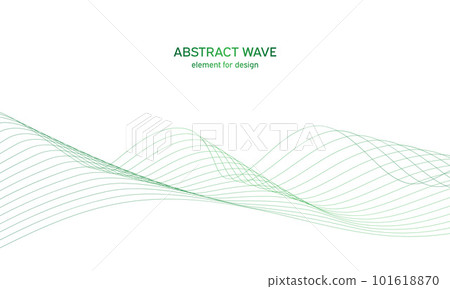 Abstract colorfull wave element for design. Digital frequency track equalizer. Stylized line art background.Vector illustration.Wave with lines created using blend tool.Curved wavy line, smooth stripe Abstract colorfull wave element for design. Digital frequency track equalizer. Stylized line art background.Vector illustration.Wave with lines created using blend tool.Curved wavy line, smooth stripe 101618870