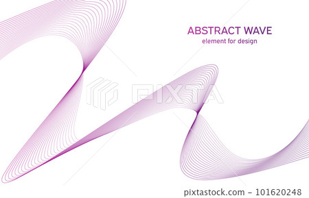 Abstract colorfull wave element for design. Digital frequency track equalizer. Stylized line art background.Vector illustration.Wave with lines created using blend tool.Curved wavy line, smooth stripe Abstract colorfull wave element for design. Digital frequency track equalizer. Stylized line art background.Vector illustration.Wave with lines created using blend tool.Curved wavy line, smooth stripe 101620248