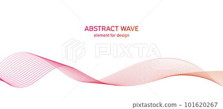 Abstract colorfull wave element for design. Digital frequency track equalizer. Stylized line art background.Vector illustration.Wave with lines created using blend tool.Curved wavy line, smooth stripe Abstract colorfull wave element for design. Digital frequency track equalizer. Stylized line art background.Vector illustration.Wave with lines created using blend tool.Curved wavy line, smooth stripe 101620267
