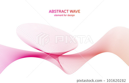 Abstract colorfull wave element for design. Digital frequency track equalizer. Stylized line art background.Vector illustration.Wave with lines created using blend tool.Curved wavy line, smooth stripe Abstract colorfull wave element for design. Digital frequency track equalizer. Stylized line art background.Vector illustration.Wave with lines created using blend tool.Curved wavy line, smooth stripe 101620282
