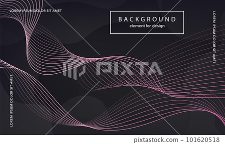 Abstract background. Wave element for design poster. Digital frequency track equalizer. Stylized art. Colorful shiny gradient lines created using blend tool. Curved wavy line smooth stripe. Vector. Abstract background. Wave element for design poster. Digital frequency track equalizer. Stylized art. Colorful shiny gradient lines created using blend tool. Curved wavy line smooth stripe. Vector. 101620518