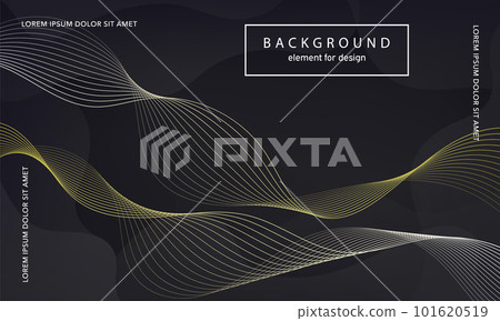 Abstract background. Wave element for design poster. Digital frequency track equalizer. Stylized art. Colorful shiny gradient lines created using blend tool. Curved wavy line smooth stripe. Vector. Abstract background. Wave element for design poster. Digital frequency track equalizer. Stylized art. Colorful shiny gradient lines created using blend tool. Curved wavy line smooth stripe. Vector. 101620519