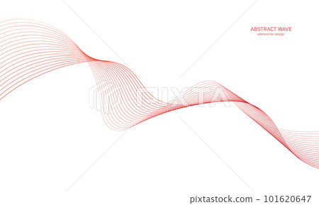 Abstract colorful wave element for design. Digital frequency track equalizer. Stylized line art background.Vector illustration.Wave with lines created using blend tool.Curved wavy line, smooth stripe Abstract colorful wave element for design. Digital frequency track equalizer. Stylized line art background.Vector illustration.Wave with lines created using blend tool.Curved wavy line, smooth stripe 101620647
