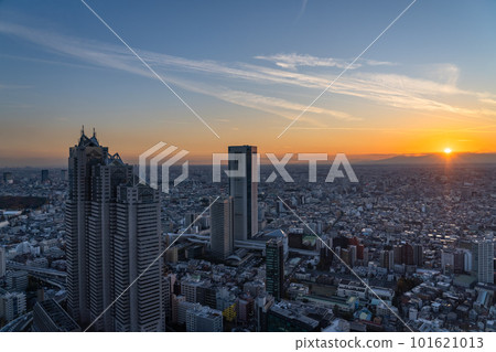 《東京》黃昏的東京,新宿副中心 《東京》黃昏的東京,新宿副中心 101621013