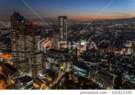《Tokyo》Tokyo night view, Shinjuku subcenter 101621389