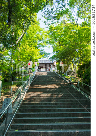 阿智神社（倉敷）：入口和正門 101621734