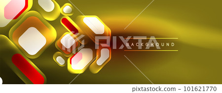 Neon lines, squares and round shapes abstract background. Techno glowing neon hexagon shapes vector illustration for wallpaper, banner, background, landing page, wall art, invitation, prints, posters Neon lines, squares and round shapes abstract background. Techno glowing neon hexagon shapes vector illustration for wallpaper, banner, background, landing page, wall art, invitation, prints, posters 101621770