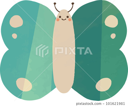 Butterfly illustration material 101621981