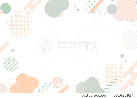Background illustration _ Memphis _ pastel color Background illustration _ Memphis _ pastel color 101622924