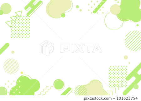Background illustration_Memphis_yellow green Background illustration_Memphis_yellow green 101623754