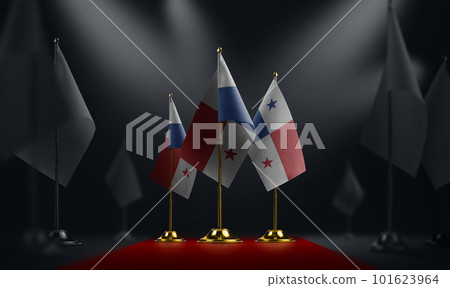 The Panama national flag on the red carpet The Panama national flag on the red carpet 101623964