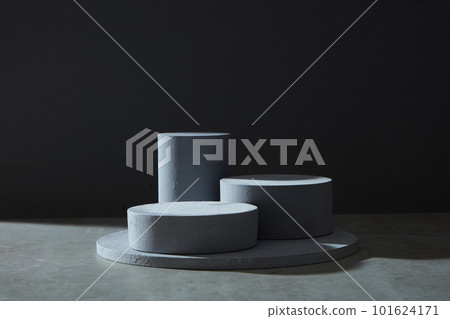 Minimal abstract background, dark color scene for show product. Empty scene for cosmetic. front view. 101624171