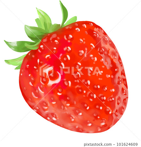 草莓插圖素材（手寫粗糙的觸感） 101624609