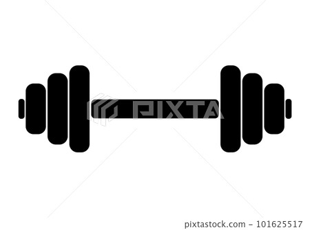 dumbbell symbol for training on a white background athletics bodybuilding emblem dumbbell symbol for training on a white background athletics bodybuilding emblem 101625517