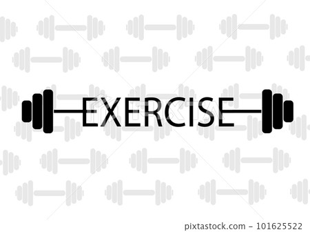 background barbell for training on a white background athletics bodybuilding emblem background barbell for training on a white background athletics bodybuilding emblem 101625522