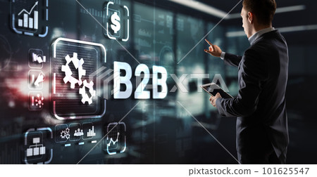 B2B Business Technology Marketing Company Commerce concept. Business to Business 101625547