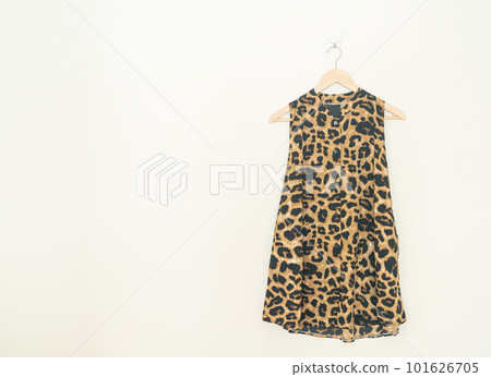 beautiful leopard print shirt hanging on wall beautiful leopard print shirt hanging on wall 101626705