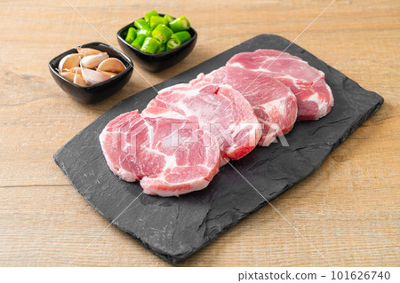 fresh pork neck raw or collar pork 101626740