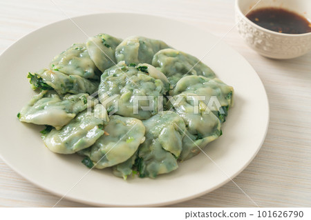 steamed chives dumplings with sauce steamed chives dumplings with sauce 101626790