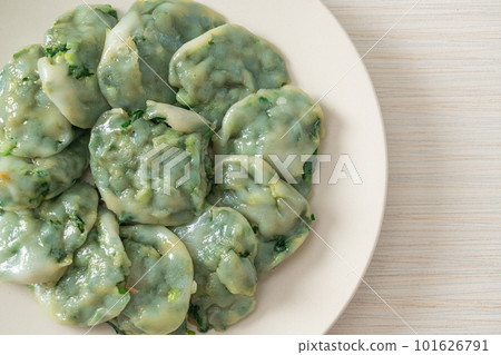 steamed chives dumplings with sauce steamed chives dumplings with sauce 101626791