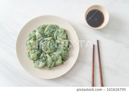 steamed chives dumplings with sauce steamed chives dumplings with sauce 101626795