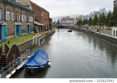 Otaru canal in the rain 2 Otaru canal in the rain 2 101627041