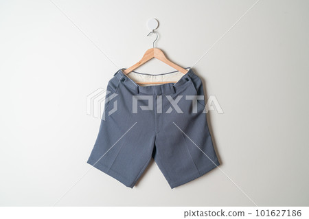 short pants hanging on wall short pants hanging on wall 101627186