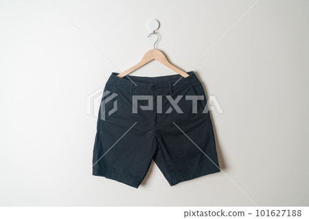 short pants hanging on wall 101627188