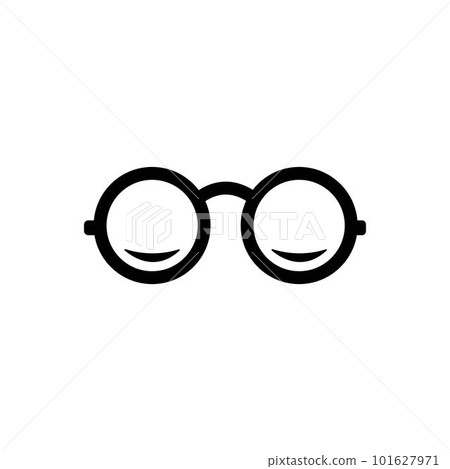 Glasses icon, logo isolated on white background Glasses icon, logo isolated on white background 101627971