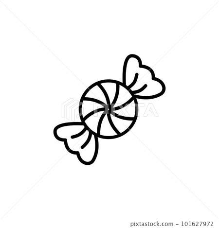 Candy line icon, logo isolated on white background 101627972