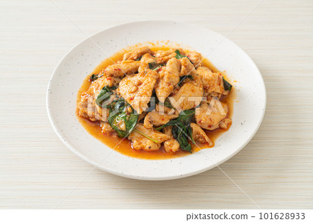 Stir Fried Chicken with Chili Paste Stir Fried Chicken with Chili Paste 101628933