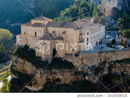 Aerial view of the ancient monastery of San Pablo in Cuenca Aerial view of the ancient monastery of San Pablo in Cuenca 101630018