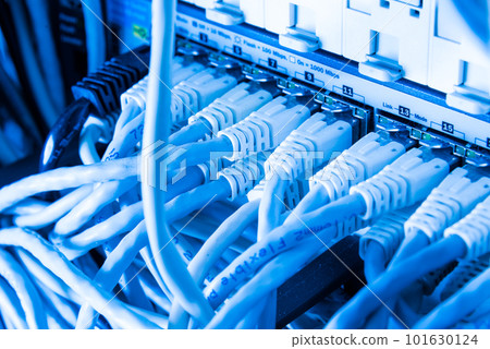 optical fiber optic cables in network server optical fiber optic cables in network server 101630124